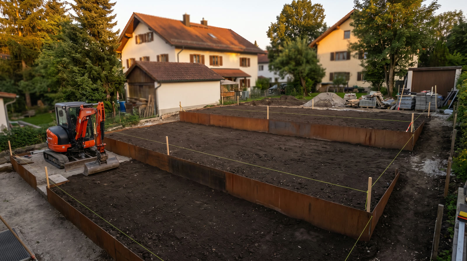 Zwei Ebenen statt ein Hang — Beispiel-Visualisierung
