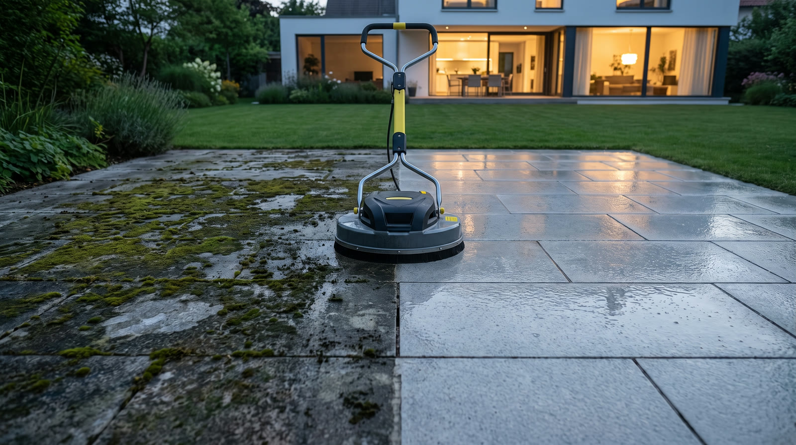 Dieselbe Terrasse, wie am ersten Tag — Beispiel-Visualisierung